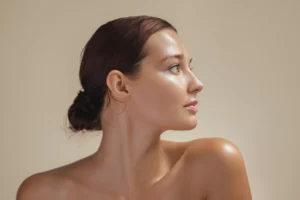 Woman with glowing skin showcasing Botox benefits.
